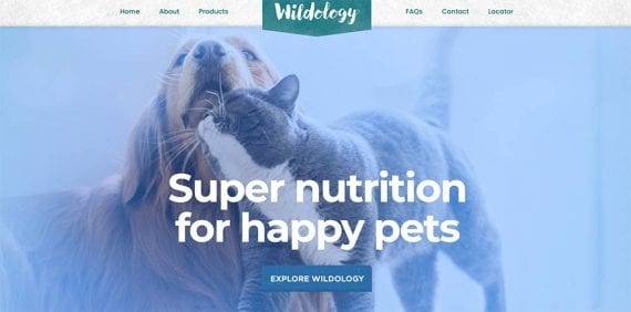 Screenshot from Wildology website