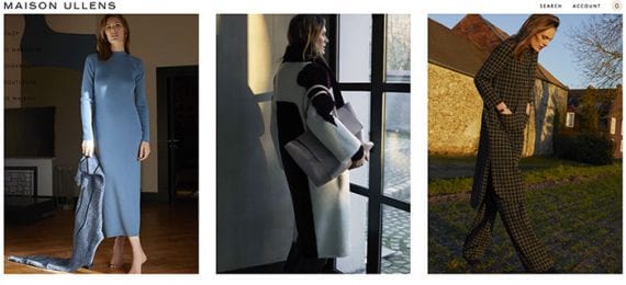 Maison Ullens' lookbook features attractive photography and links to product detail pages. In 2020, it could allow shoppers to buy in place without leaving.
