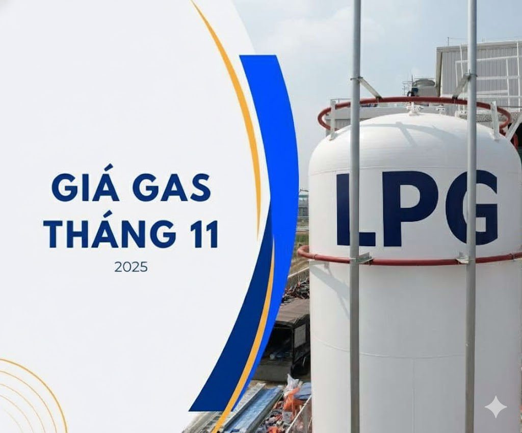 giá gas tháng 11 2025