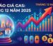 Dự Báo Giá Gas Tháng 12/2025
